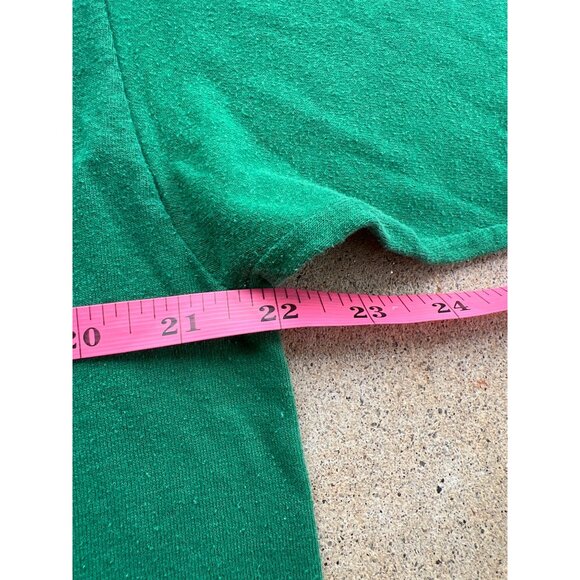 Vintage A Day In Horse Country Graphic T-Shirt Green XL Jerzees Q3 - Picture 4 of 5